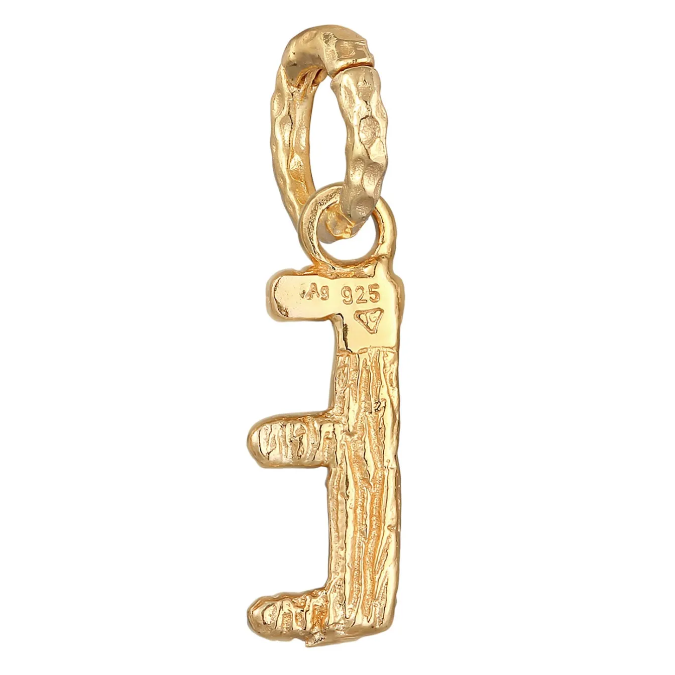 Elli "Anhänger Buchstabe E Organic< Personalisierter Schmuck|Anhänger & Charms