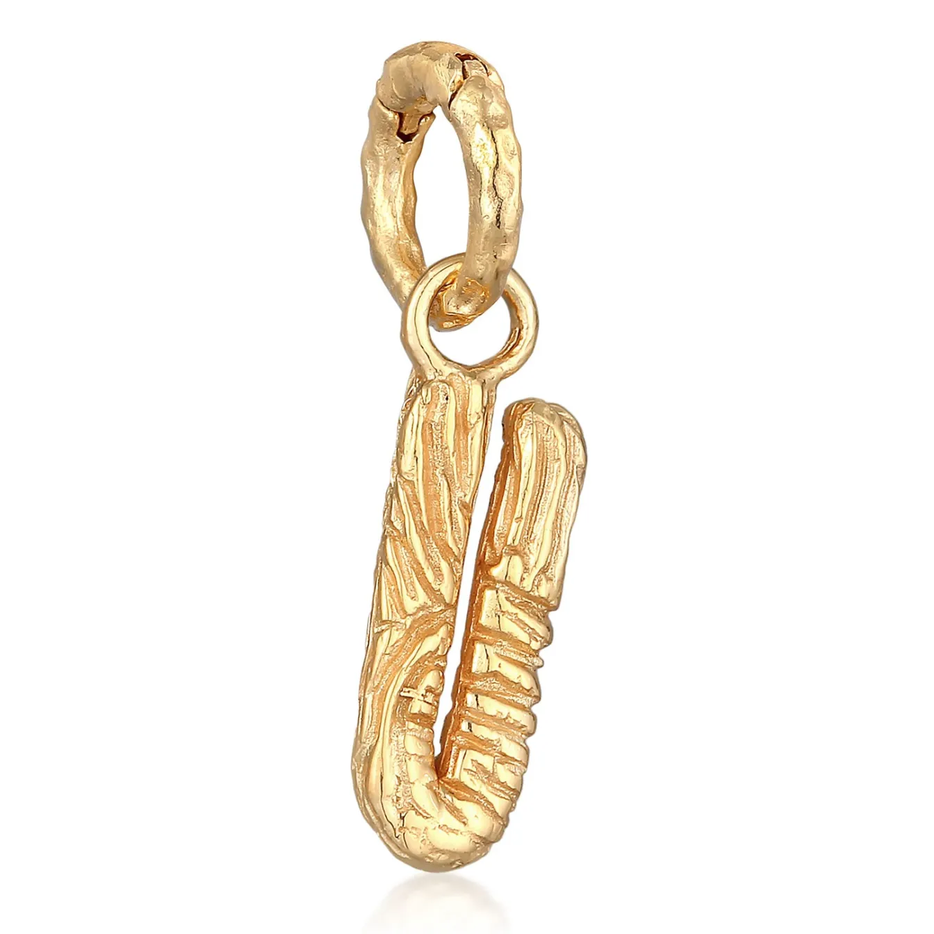 Elli "Anhänger Buchstabe U Organic< Personalisierter Schmuck|Anhänger & Charms