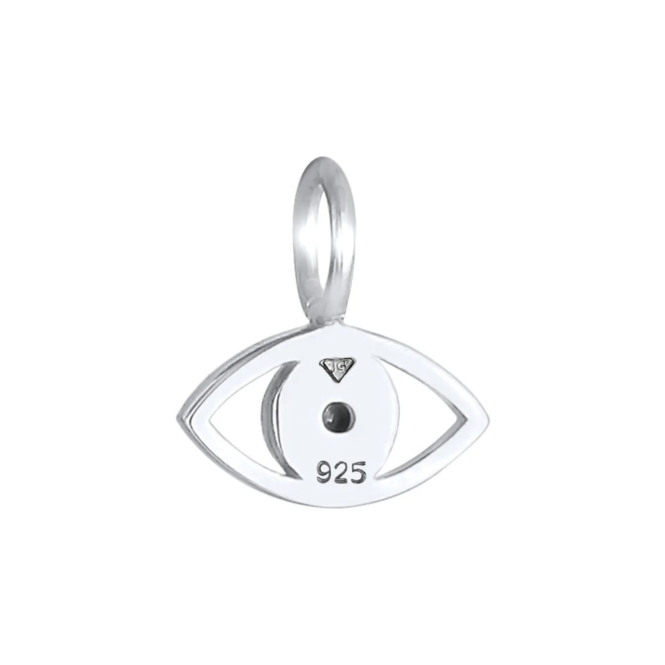 Elli "Anhänger Evil Eye | Kristall (Weiß)< Symbol-schmuck|Anhänger & Charms