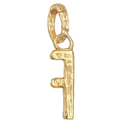 Elli "Anhänger F Organic< Personalisierter Schmuck|Anhänger & Charms