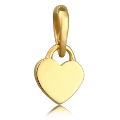 Elli "Anhänger Herz< Vergoldet|Symbol-schmuck