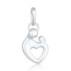 Elli "Anhänger Mutter Kind< Symbol-schmuck|Herz-schmuck