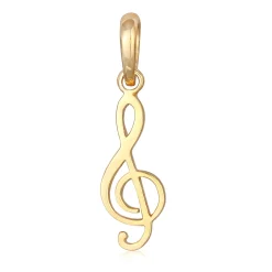 Elli "Anhänger Notenschlüssel< Symbol-schmuck|Anhänger & Charms