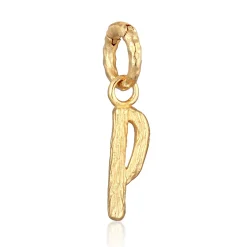 Elli "Anhänger P Organic< Personalisierter Schmuck|Anhänger & Charms