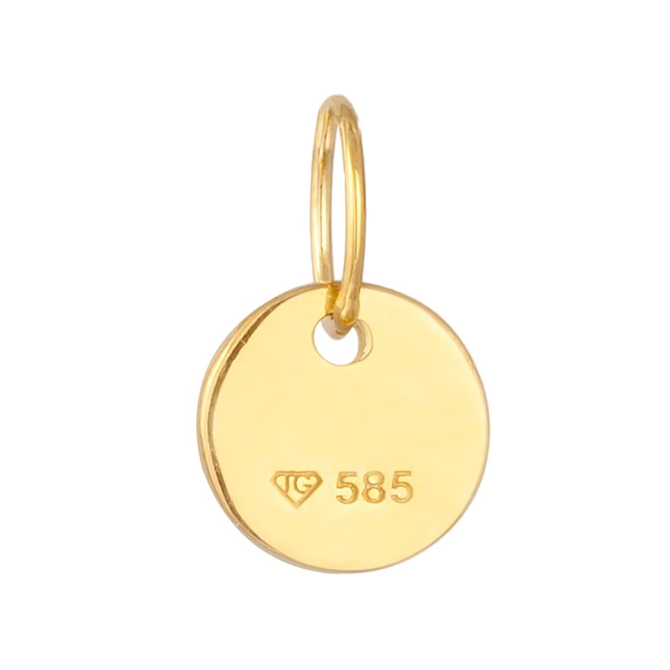Elli "Anhänger Plättchen< Anhänger & Charms|Echtgold