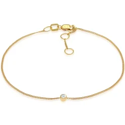 Elli "Armband | Diamant ( Weiß, 0,03 ct )< Armbänder|Echtgold