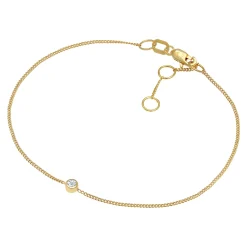 Elli "Armband | Diamant ( Weiß, 0,03 ct )< Armbänder|Echtgold
