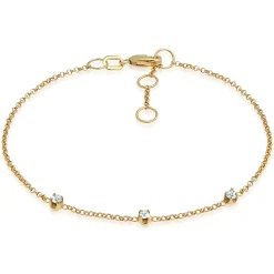 Elli "Armband | Diamant ( Weiß, 0,09 ct )< Armbänder|Echtgold