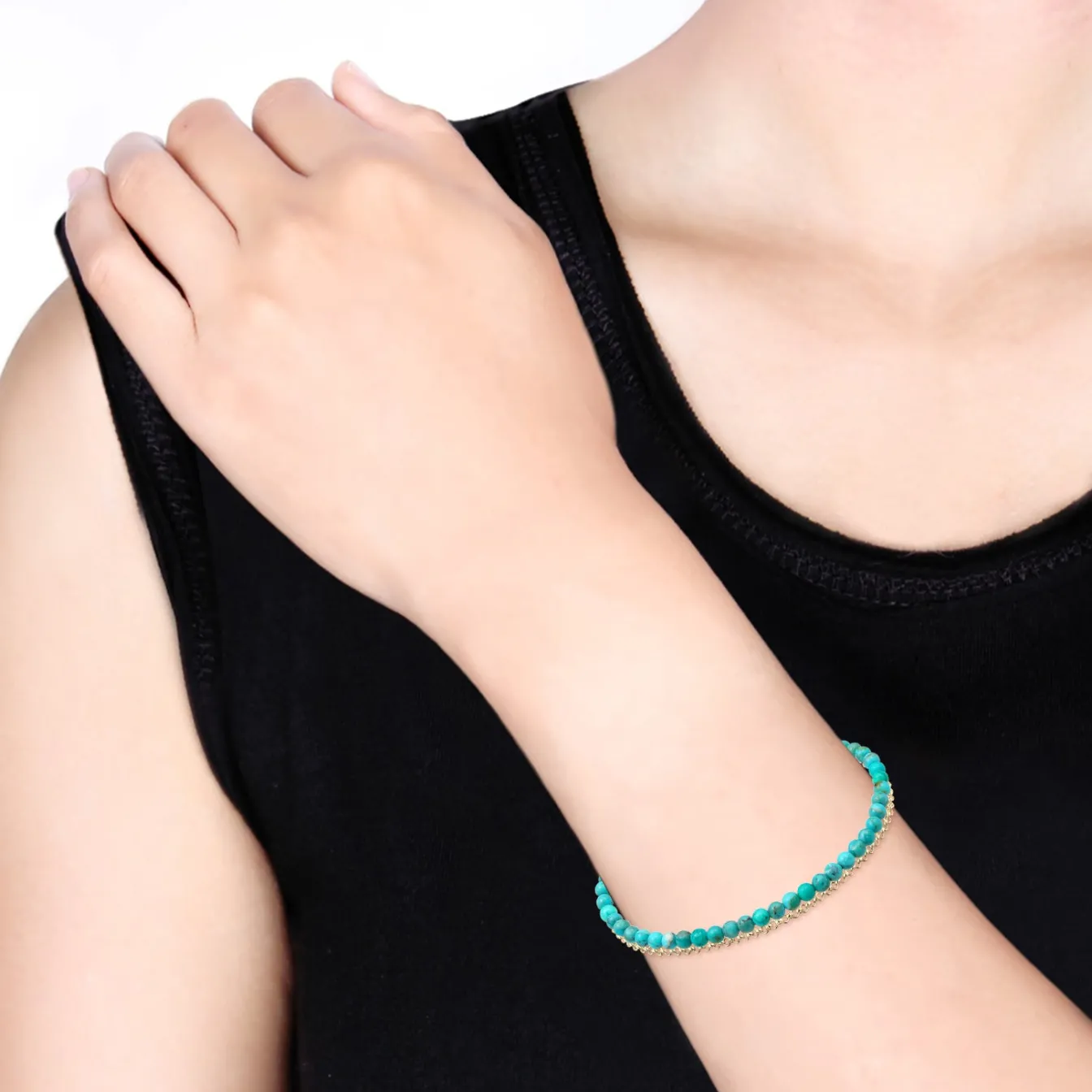 Elli "Armband | Howlith ( )< Armbänder