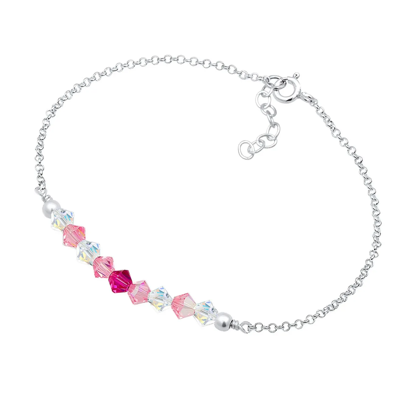 Elli "Armband | Kristall ( Pink )<Kinder Kinderschmuck