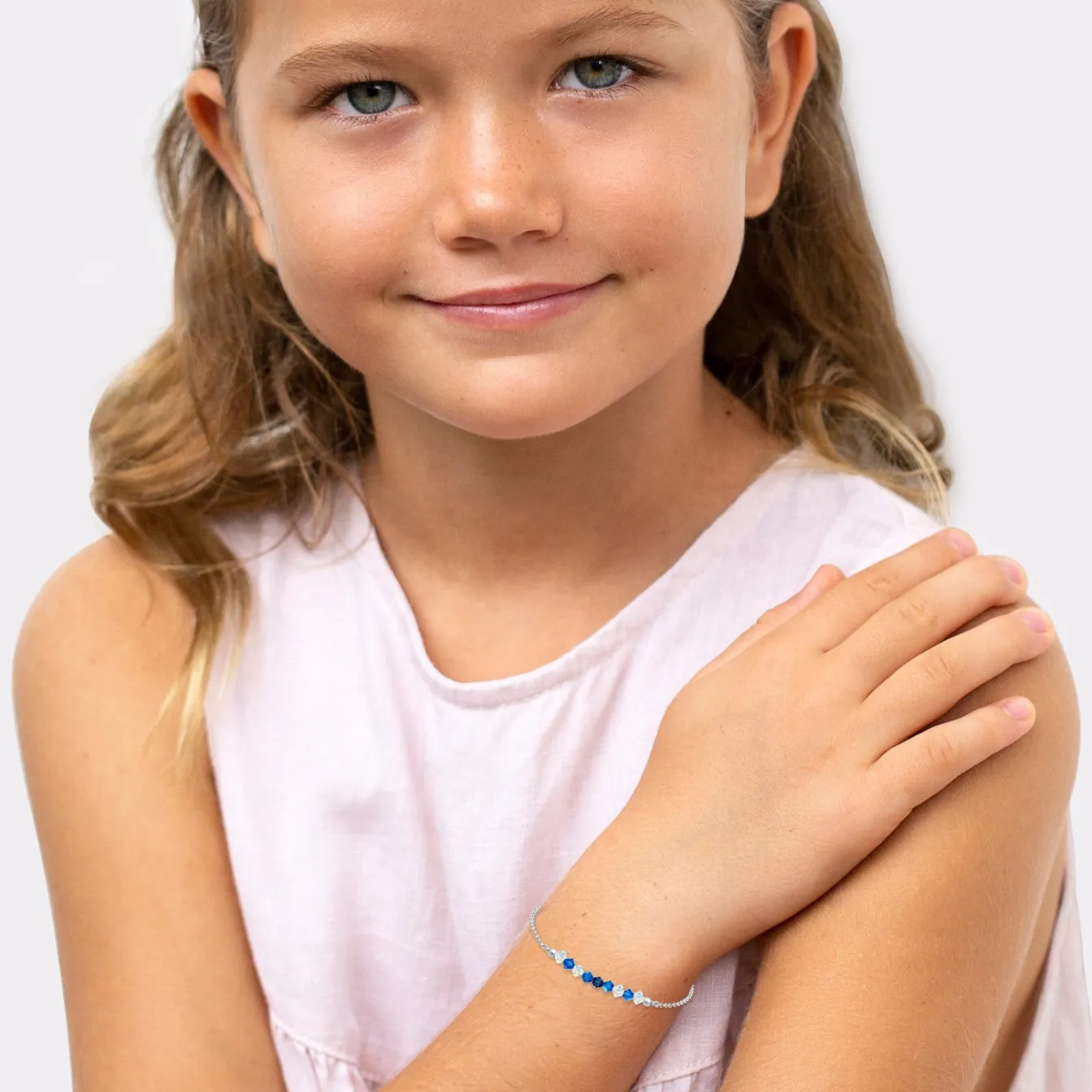Elli "Armband | Kristall ( Pink )<Kinder Kinderschmuck