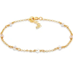 Elli "Armband | Kristall ( Weiß )< Armbänder|Vergoldet