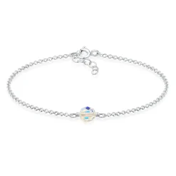 Elli "Armband | Kristall ( Weiß )<Kinder Kinderschmuck