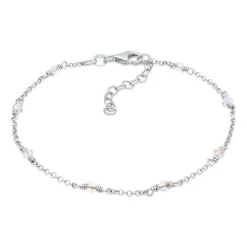 Elli "Armband | Kristall ( Weiß )< Armbänder|Vergoldet