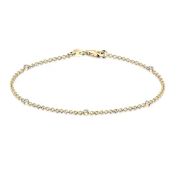 Elli "Armband | Kristall (Weiß)< Armbänder|Vergoldet