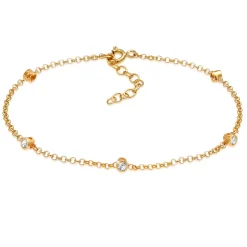 Elli "Armband | Kristall (Weiß)< Armbänder|Silber