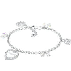 Elli "Armband | Kristall (Weiß)< Symbol-schmuck|Herz-schmuck