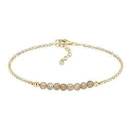 Elli "Armband | Labradorit ( Grau )< Armbänder|Vergoldet