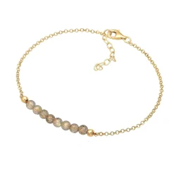 Elli "Armband | Labradorit ( Grau )< Armbänder|Vergoldet