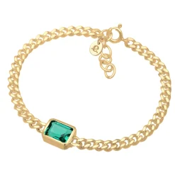 Elli "Armband | Quarz (Grün)< Armbänder|Vergoldet