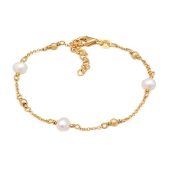 Elli "Armband | Süßwasserzuchtperle< Perlen|Armbänder