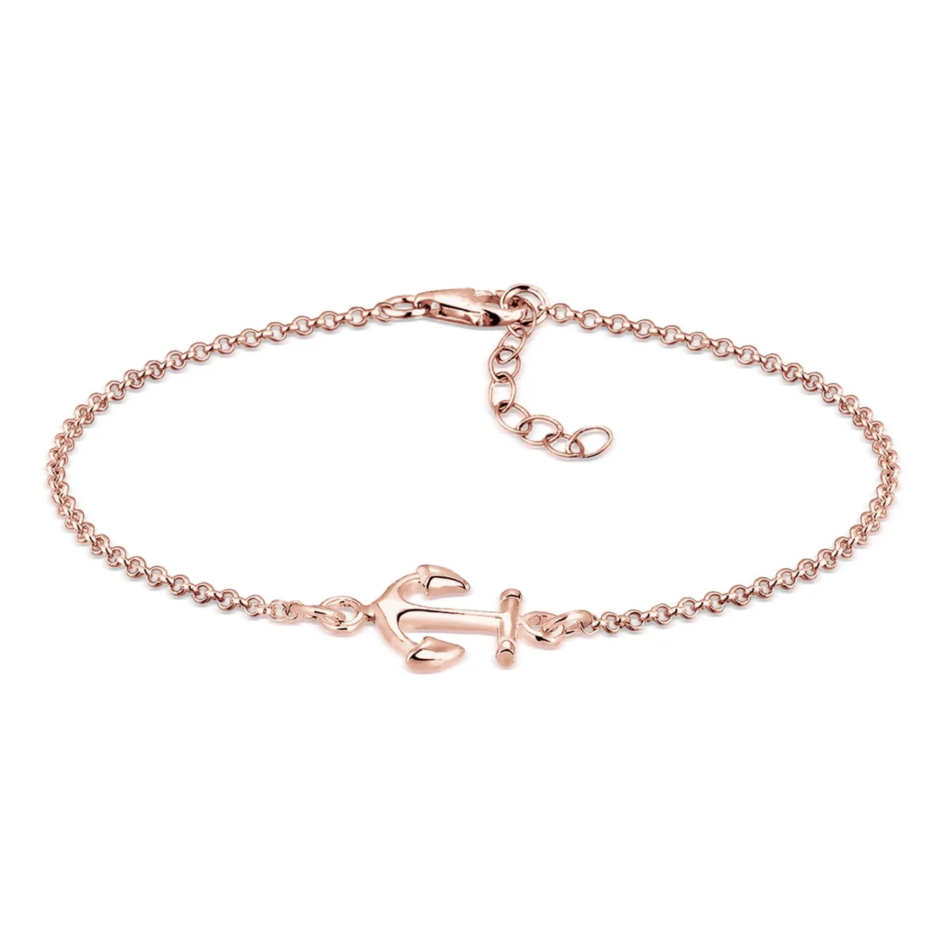 Elli "Armband Anker< Roségold|Symbol-schmuck