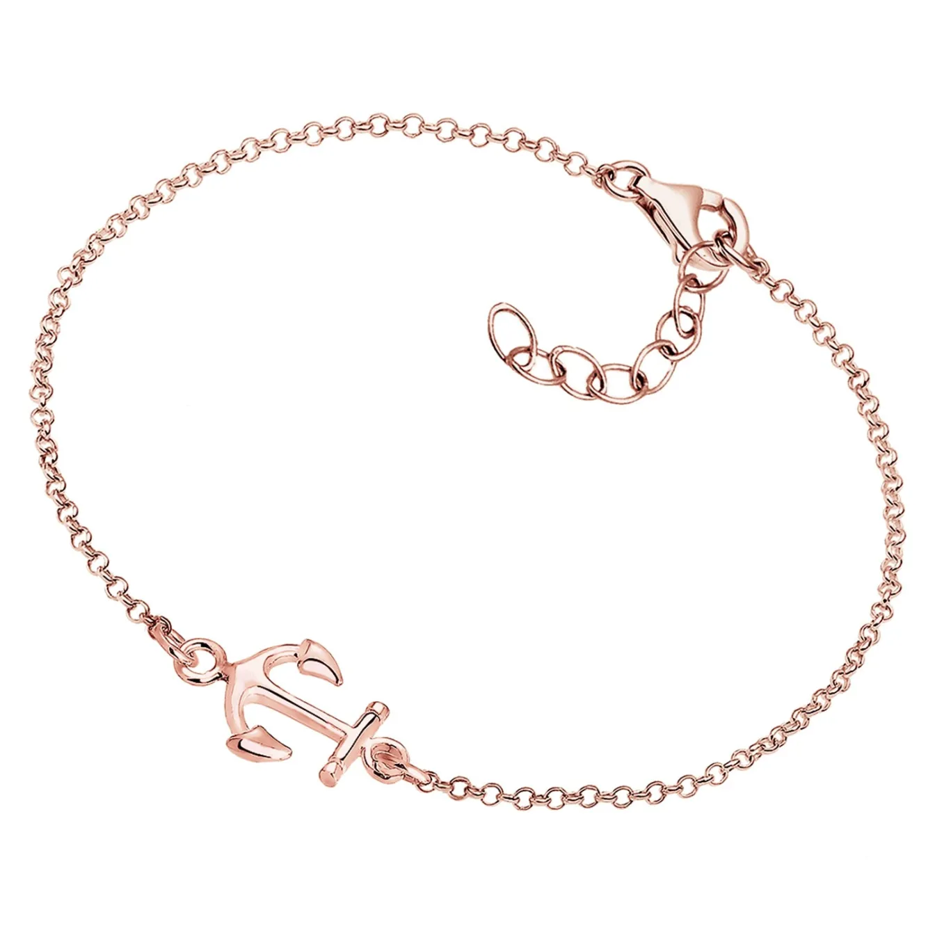 Elli "Armband Anker< Roségold|Symbol-schmuck