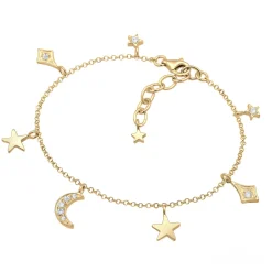Elli "Armband Astro | Kristall ( Weiß )< Symbol-schmuck|Armbänder