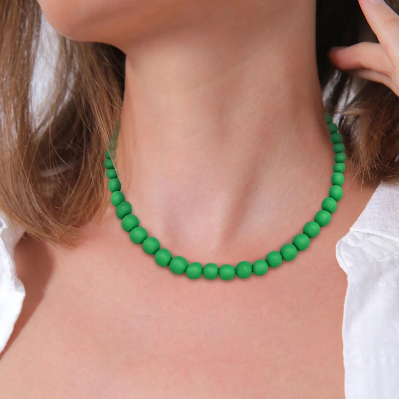 Elli "Armband Beads | Harzperlen (Blau)< Perlen|Halsketten