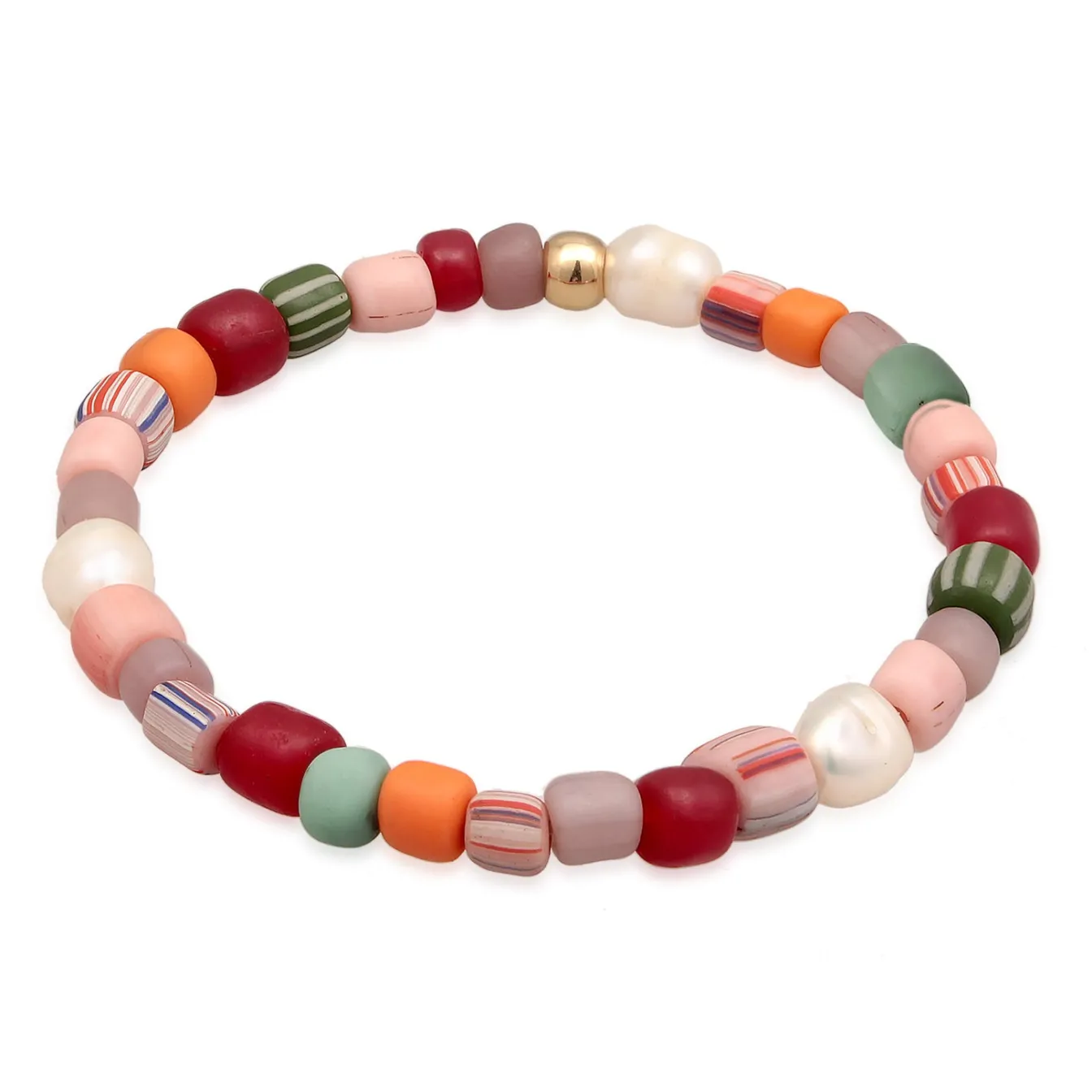 Elli "Armband Beads Bunt | Süßwasserperlen< Perlen|Armbänder