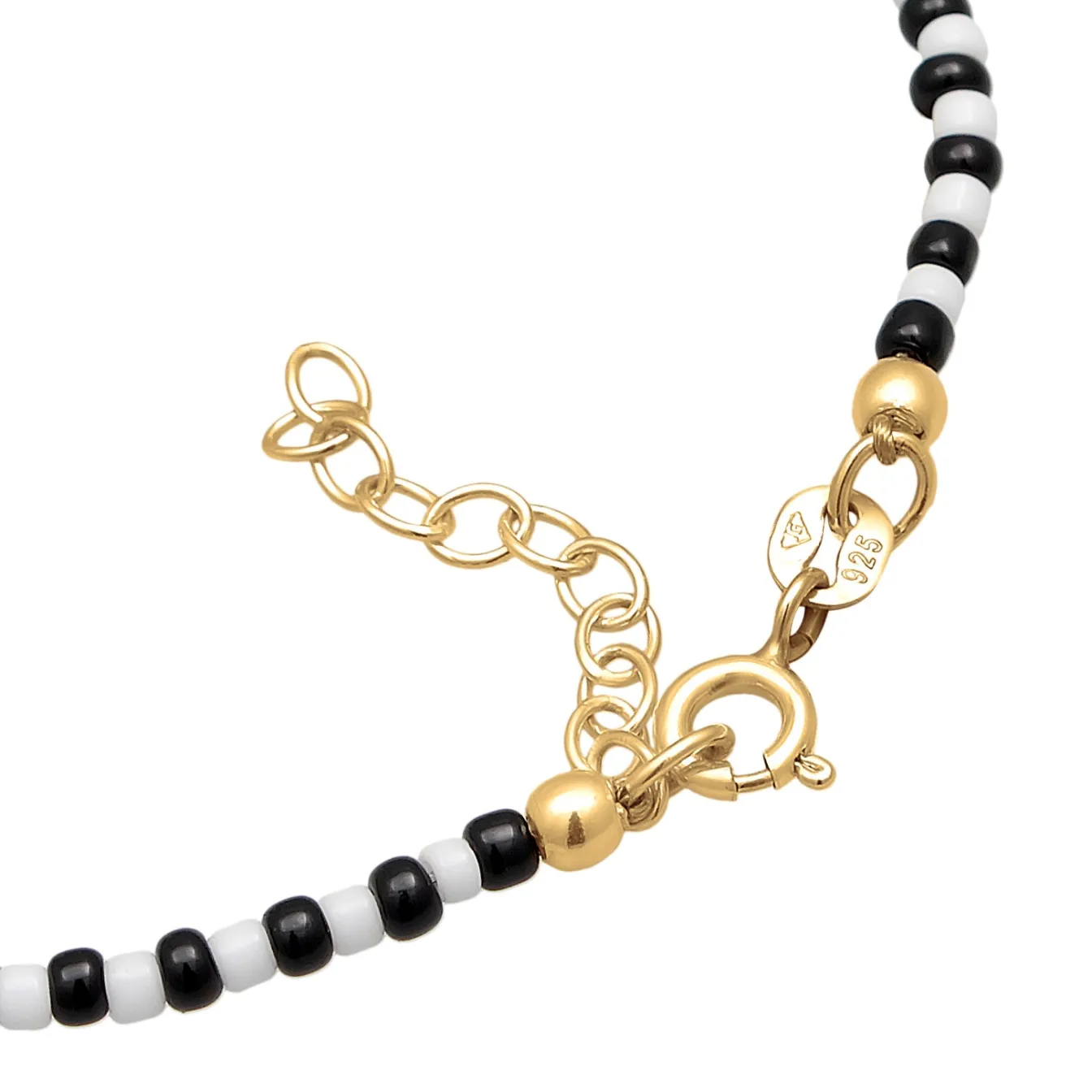 Elli "Armband Beads Schwarz-Weiß | Süßwasserzuchtperle< Letzte Chance|Perlen