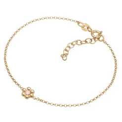 Elli "Armband Blüte | Kristall (Rosa)< Symbol-schmuck|Armbänder