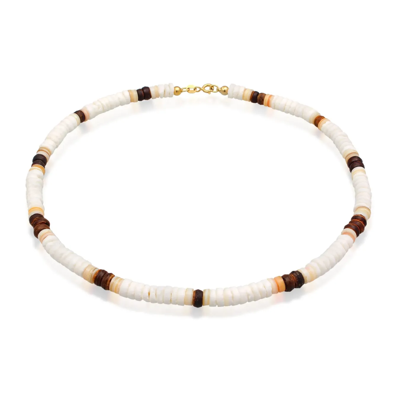 Elli "Armband Boho Kokosnuss | Muschel< Halsketten