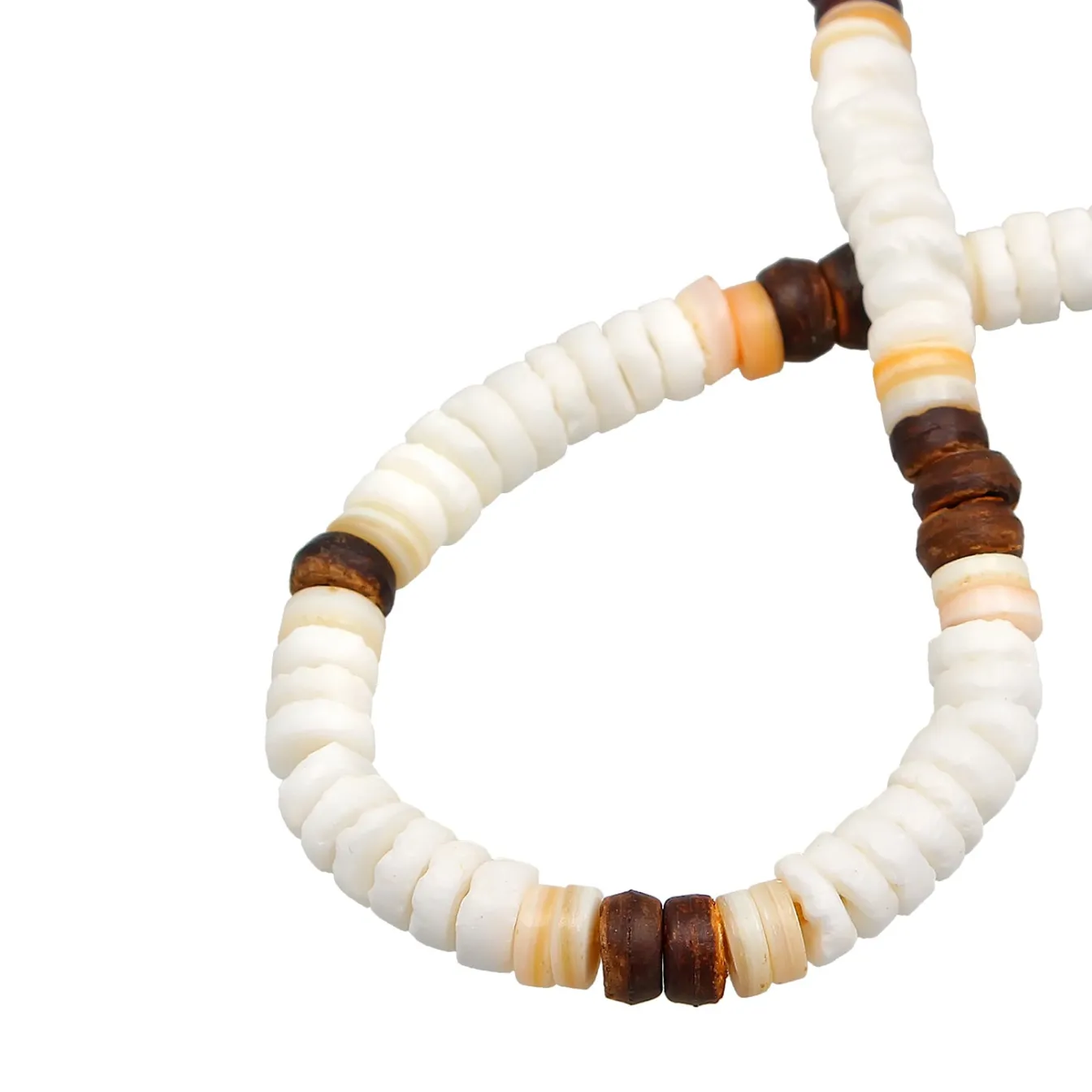 Elli "Armband Boho Kokosnuss | Muschel< Halsketten