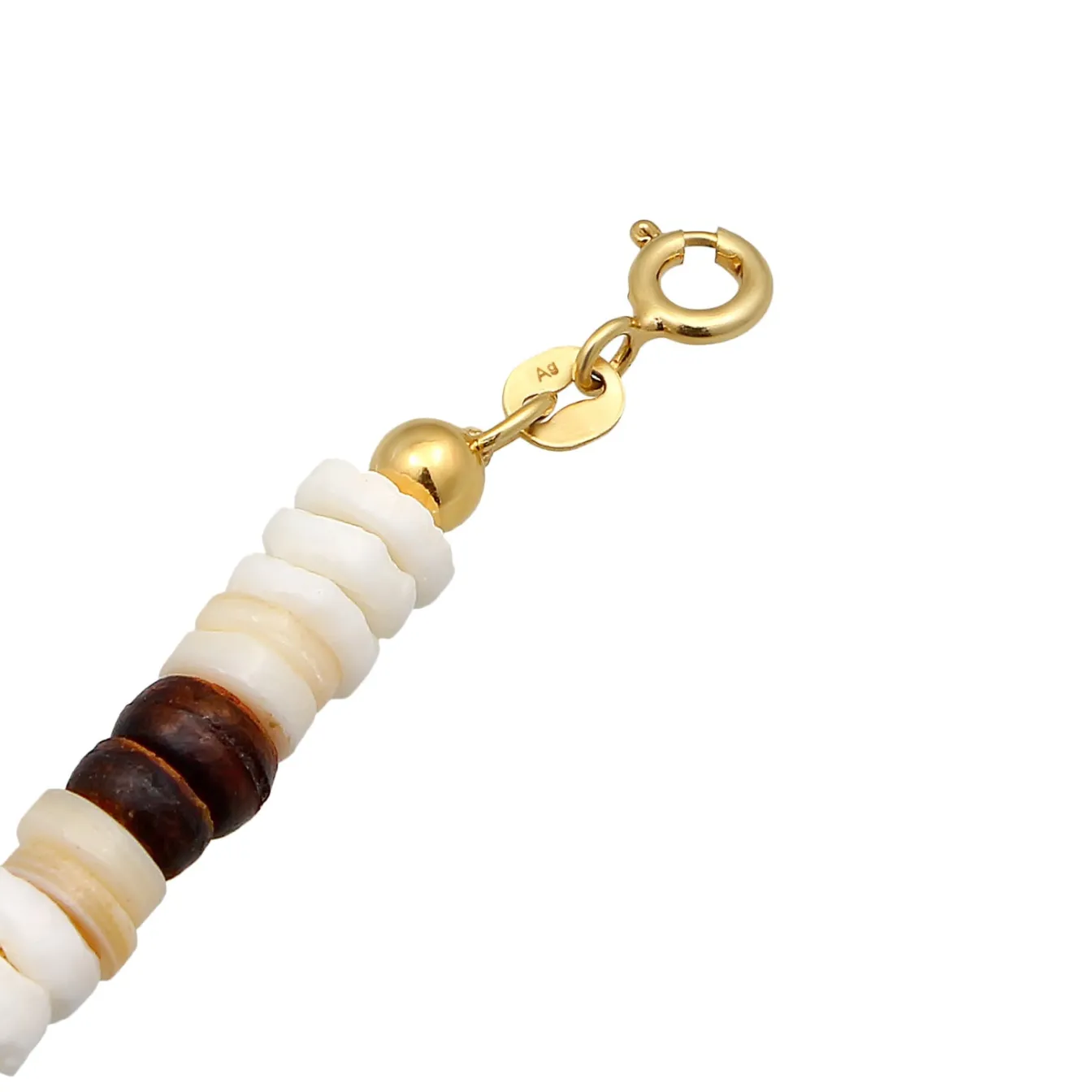 Elli "Armband Boho Kokosnuss | Muschel< Halsketten