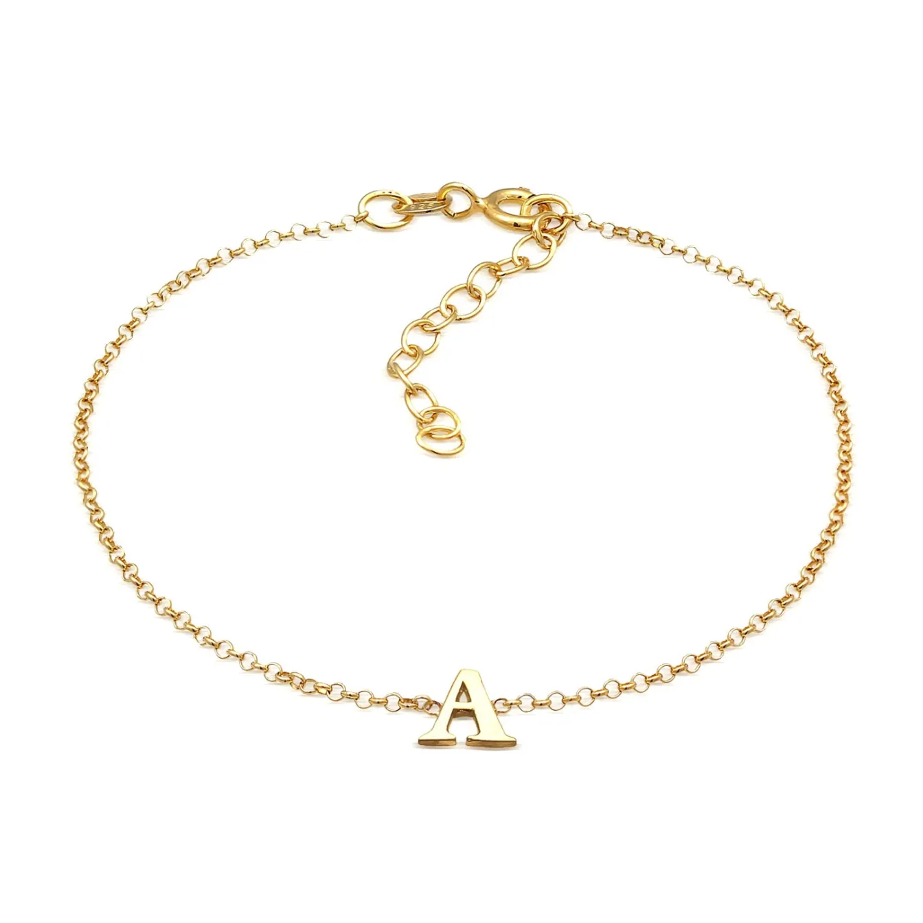 Elli "Armband Buchstabe A< Personalisierter Schmuck|Armbänder