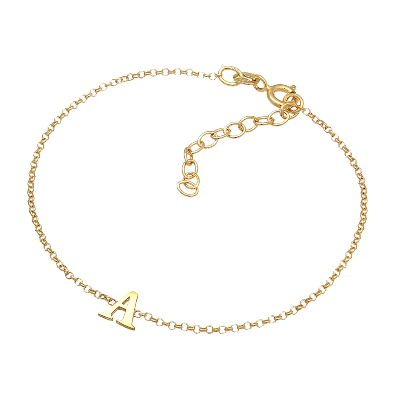 Elli "Armband Buchstabe A< Personalisierter Schmuck|Armbänder