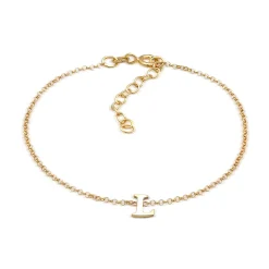 Elli "Armband Buchstabe L< Personalisierter Schmuck|Armbänder