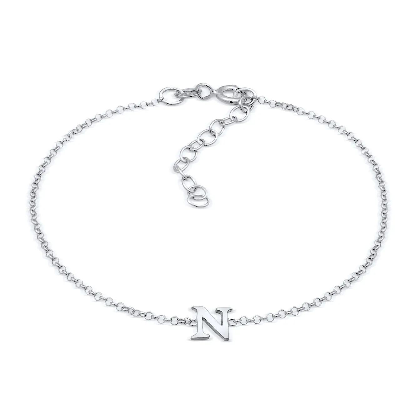 Elli "Armband Buchstabe N< Personalisierter Schmuck|Armbänder
