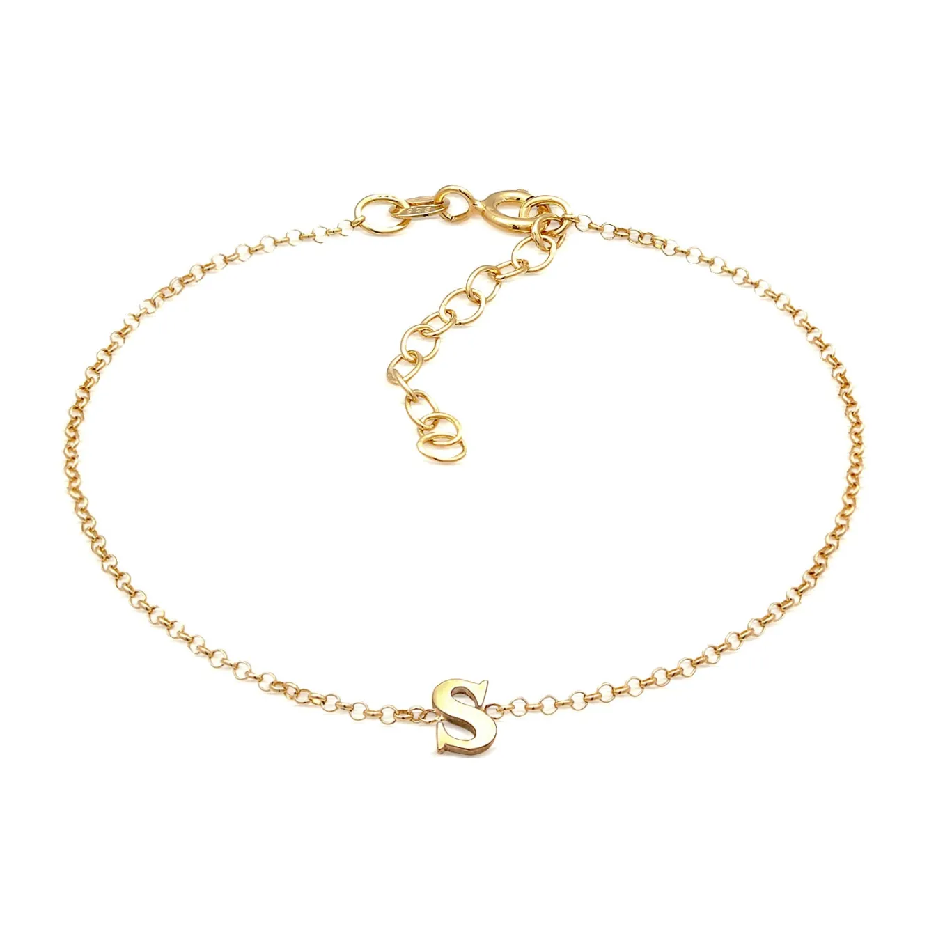 Elli "Armband Buchstabe S< Personalisierter Schmuck|Armbänder