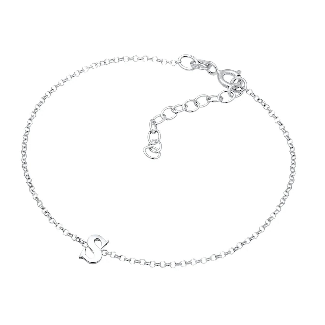 Elli "Armband Buchstabe S< Personalisierter Schmuck|Armbänder