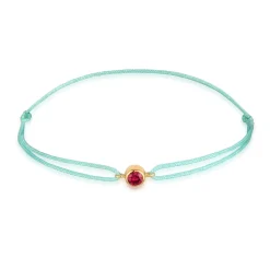 Elli "Armband Edelstein | Synth. Rubin (Rot)< Edelsteine|Armbänder