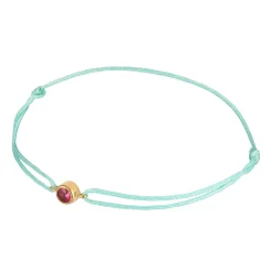 Elli "Armband Edelstein | Synth. Rubin (Rot)< Edelsteine|Armbänder