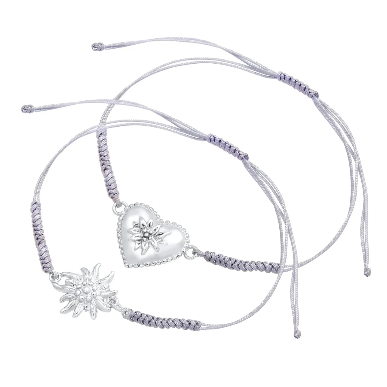Elli "Armband Edelweiss< Herz-schmuck|Symbol-schmuck