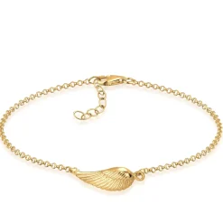 Elli "Armband Flügel< Armbänder|Vergoldet