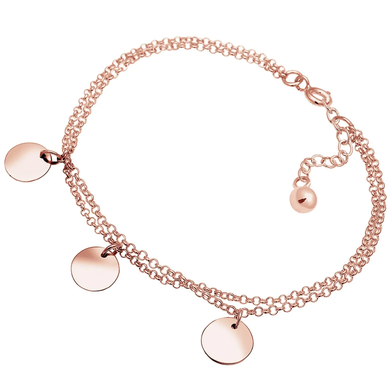 Elli "Armband Geo< Silber|Roségold