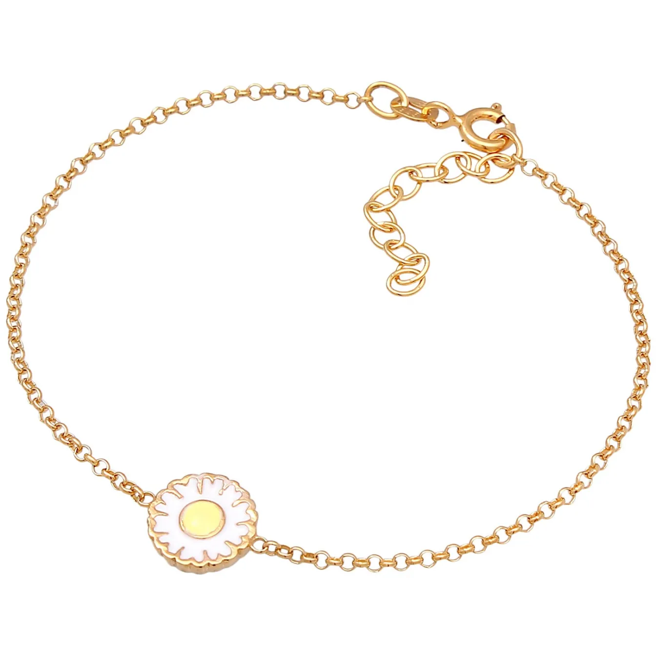 Elli "Armband Gänseblümchen | Emaille< Symbol-schmuck|Armbänder