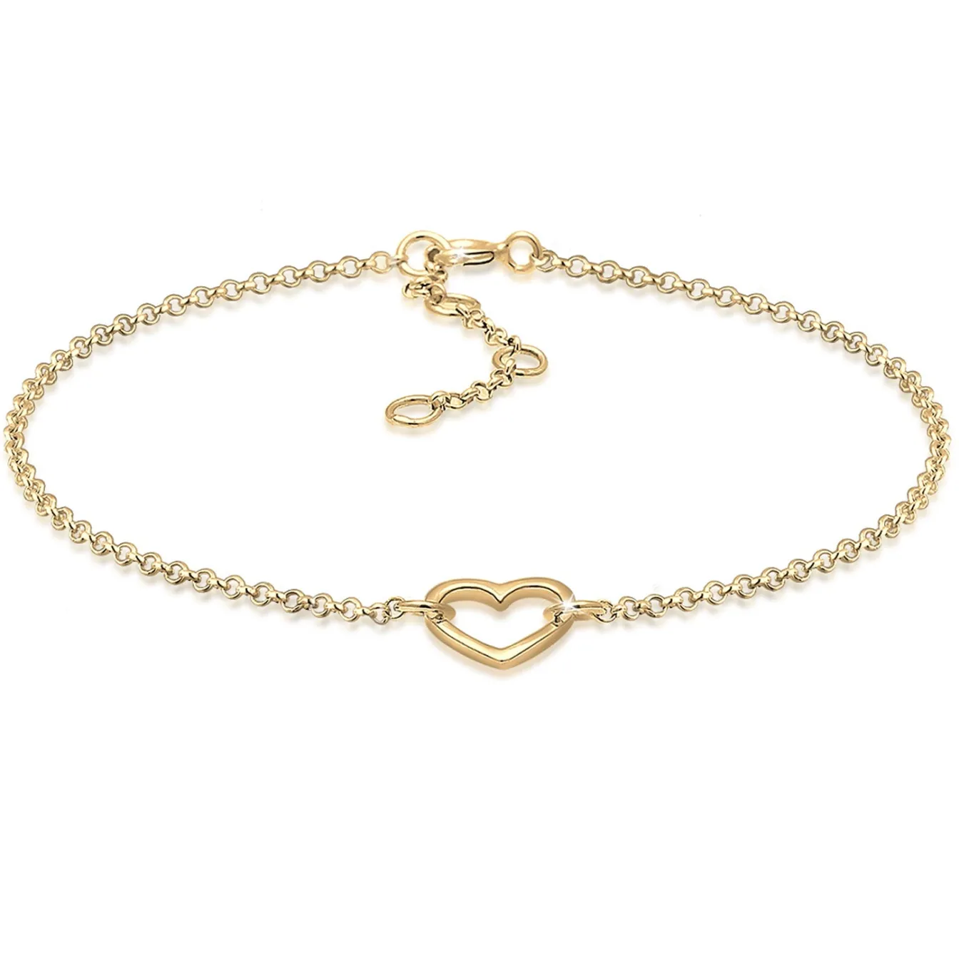 Elli "Armband Herz< Roségold|Vergoldet