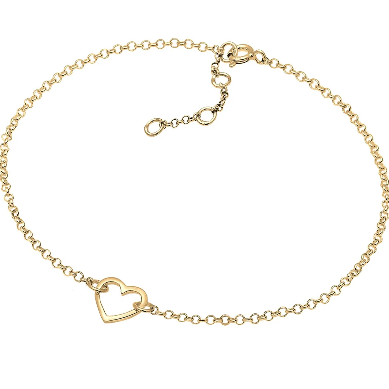 Elli "Armband Herz< Roségold|Vergoldet