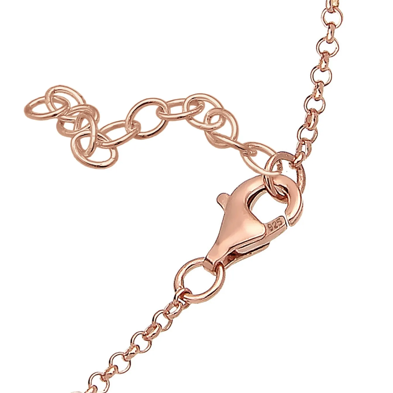 Elli "Armband Herz | Diamant ( Weiß, 0,015 ct )< Roségold|Symbol-schmuck